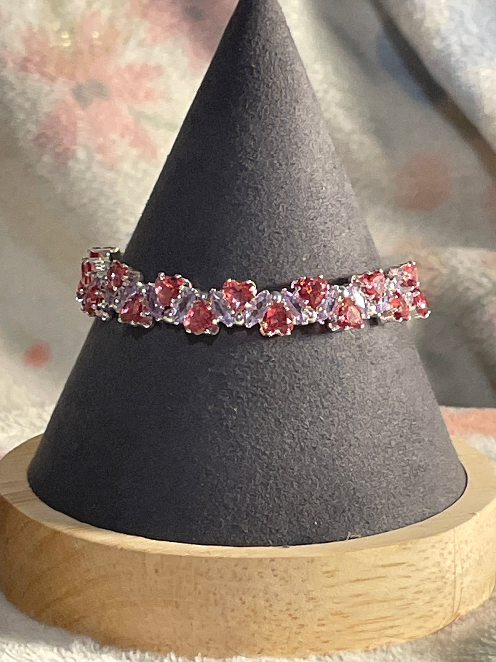 Rose Color Heart Bracelet
