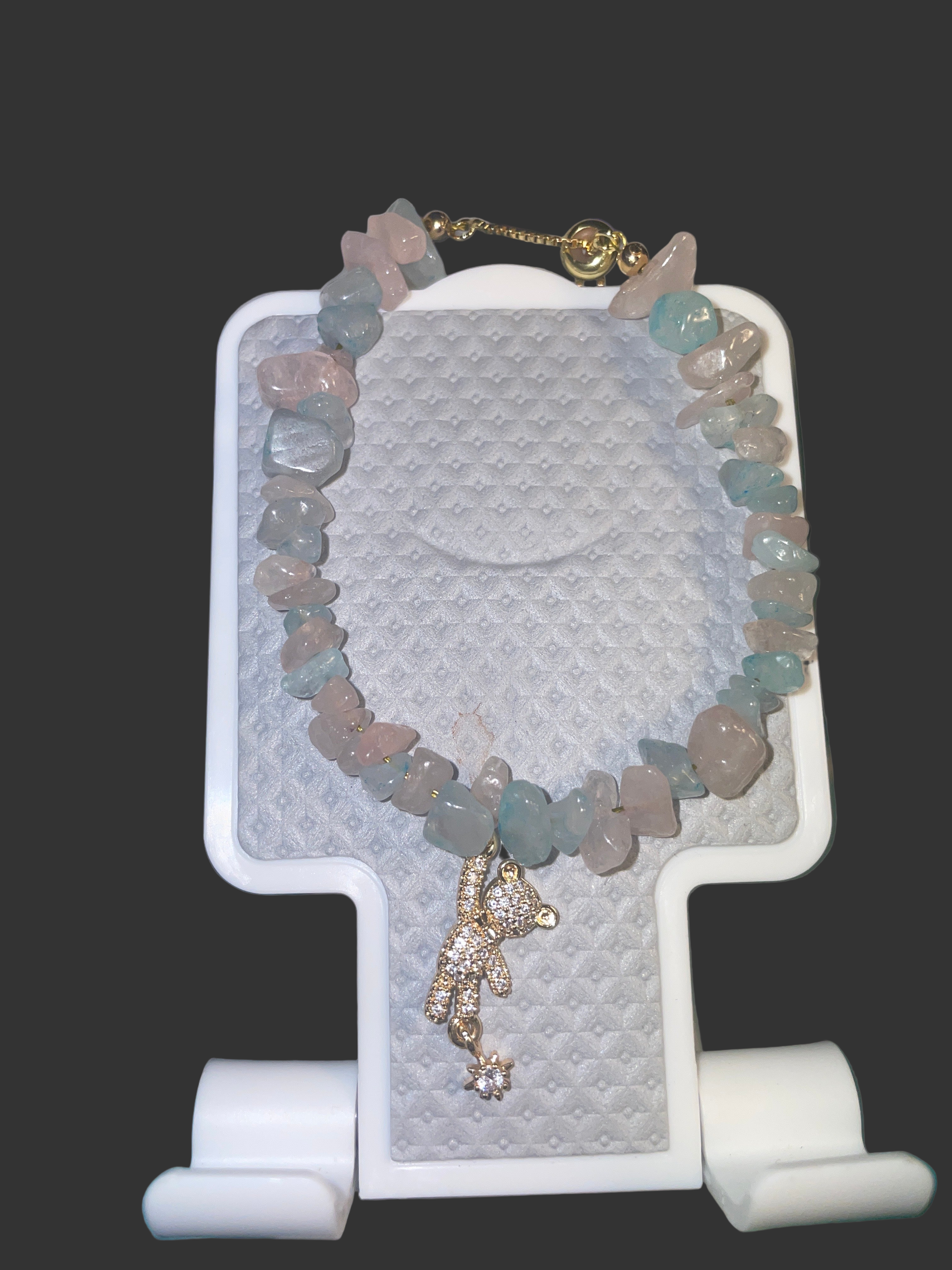 Pink/Blue Bear bracelet