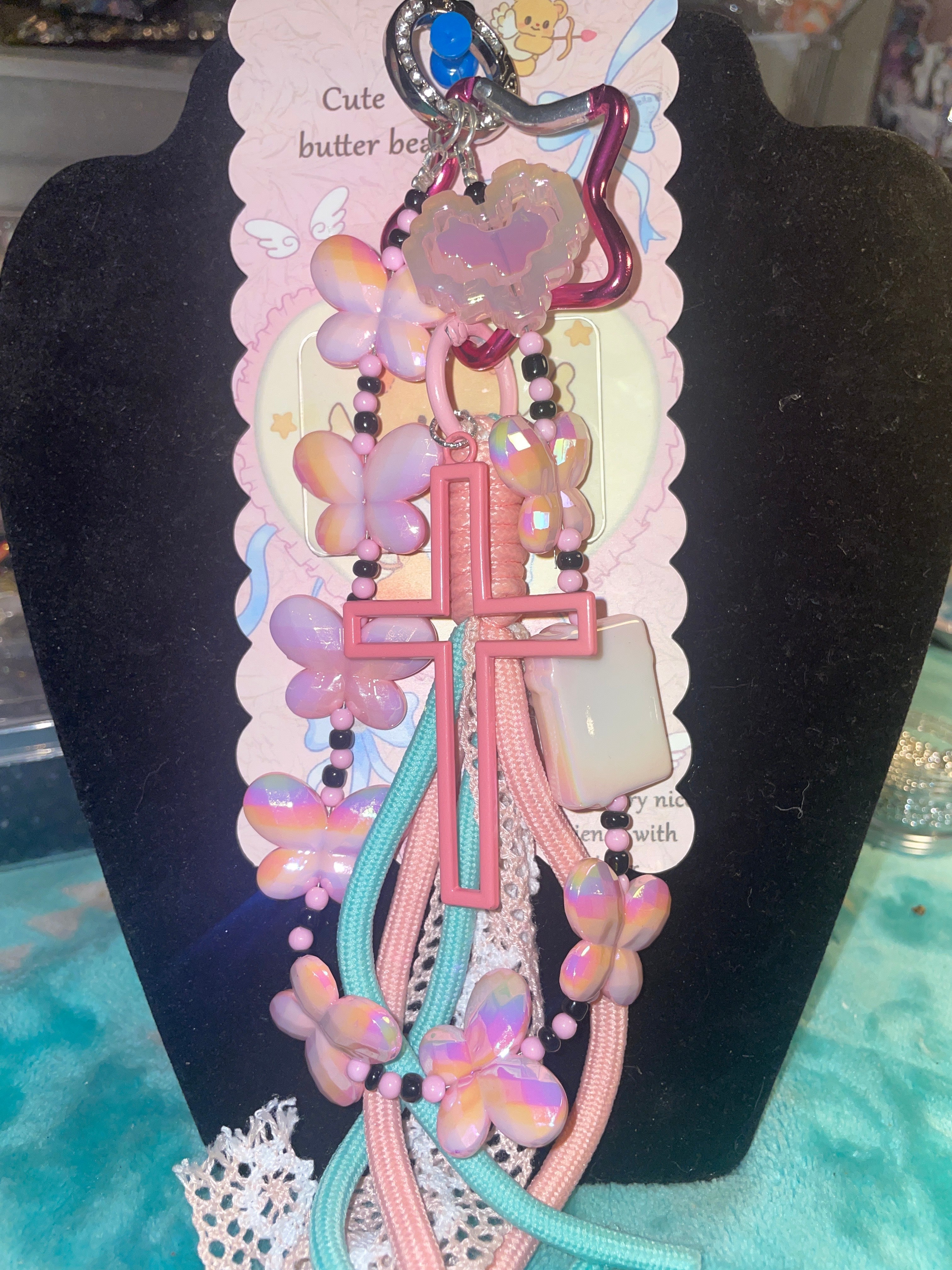 Pink Cross/Buttefly