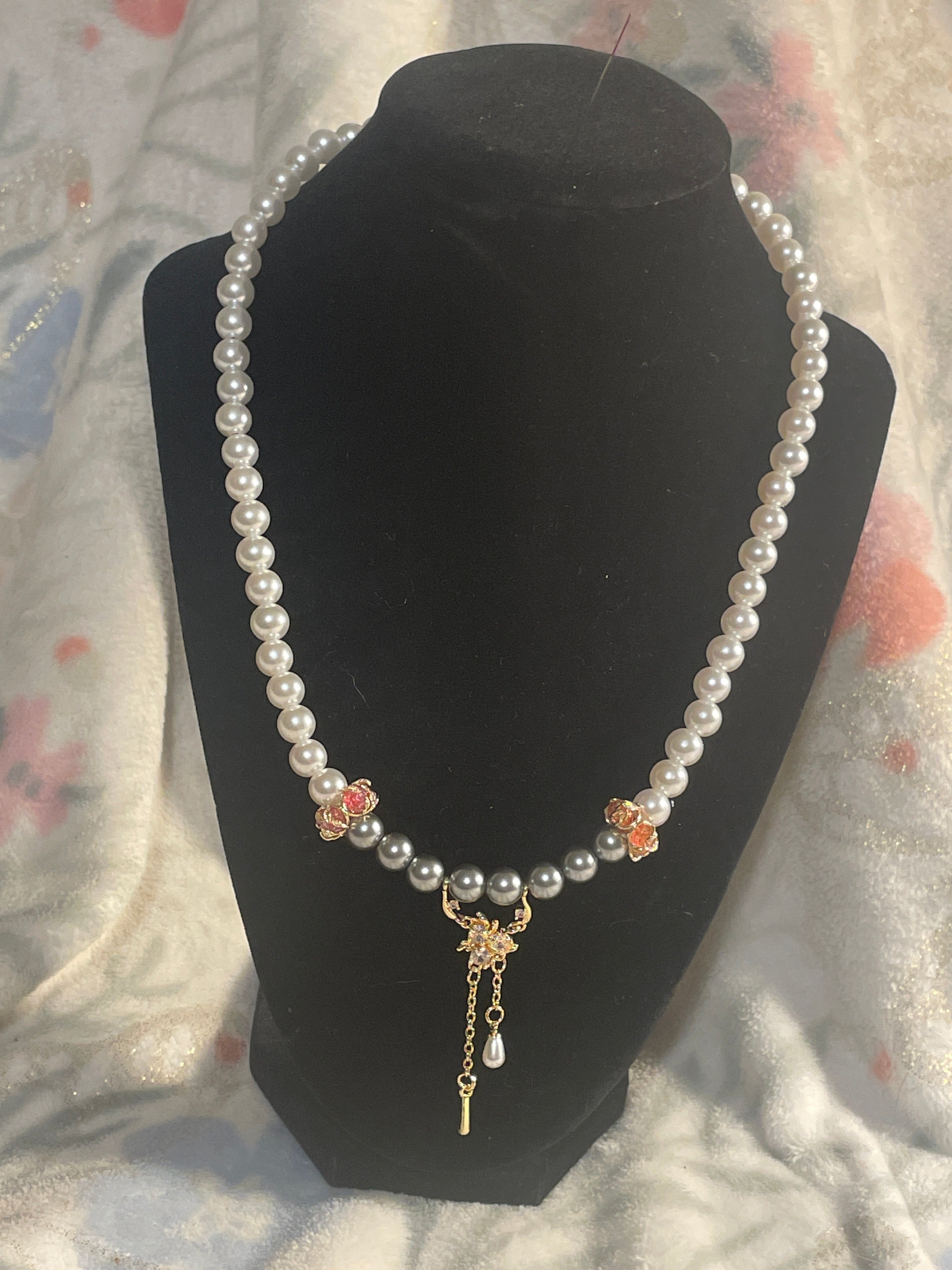 Necklace, bracelet, earrings set