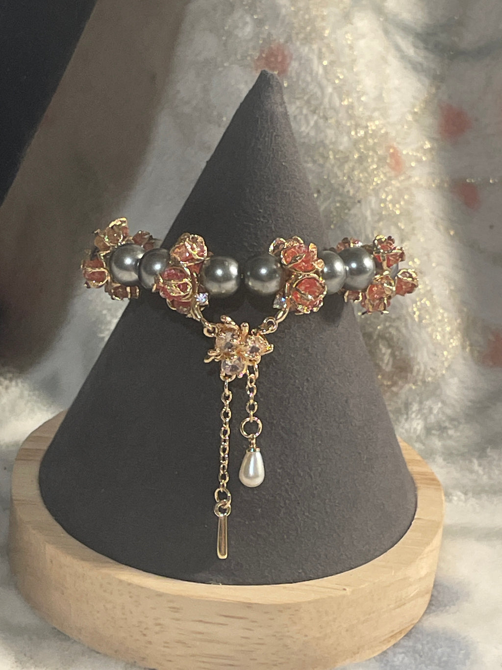 Necklace, bracelet, earrings set