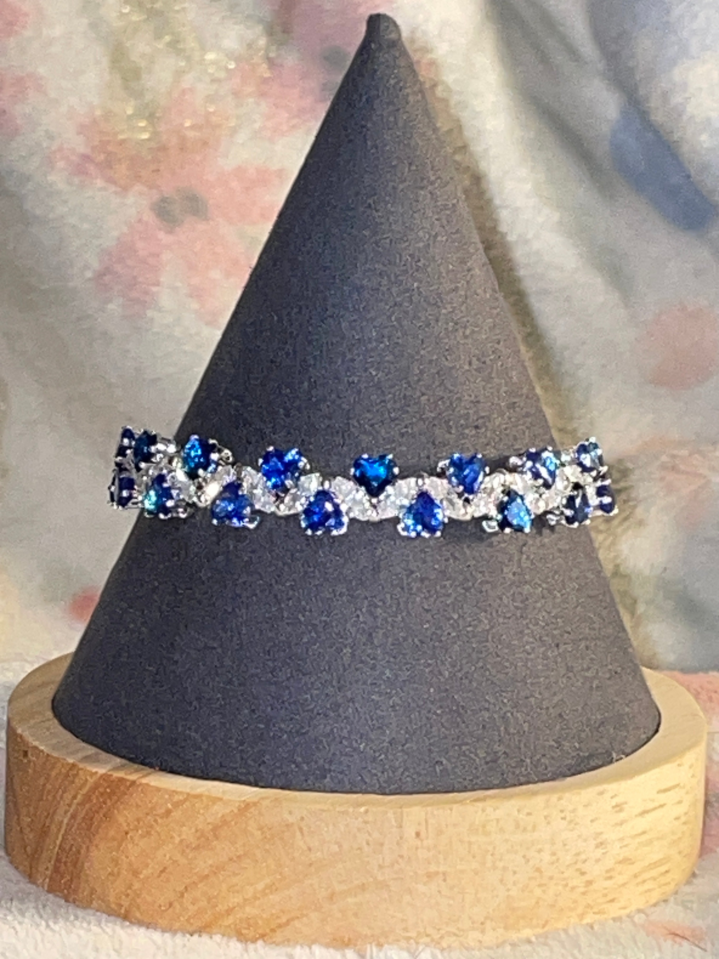 Blue Heart Bracelet