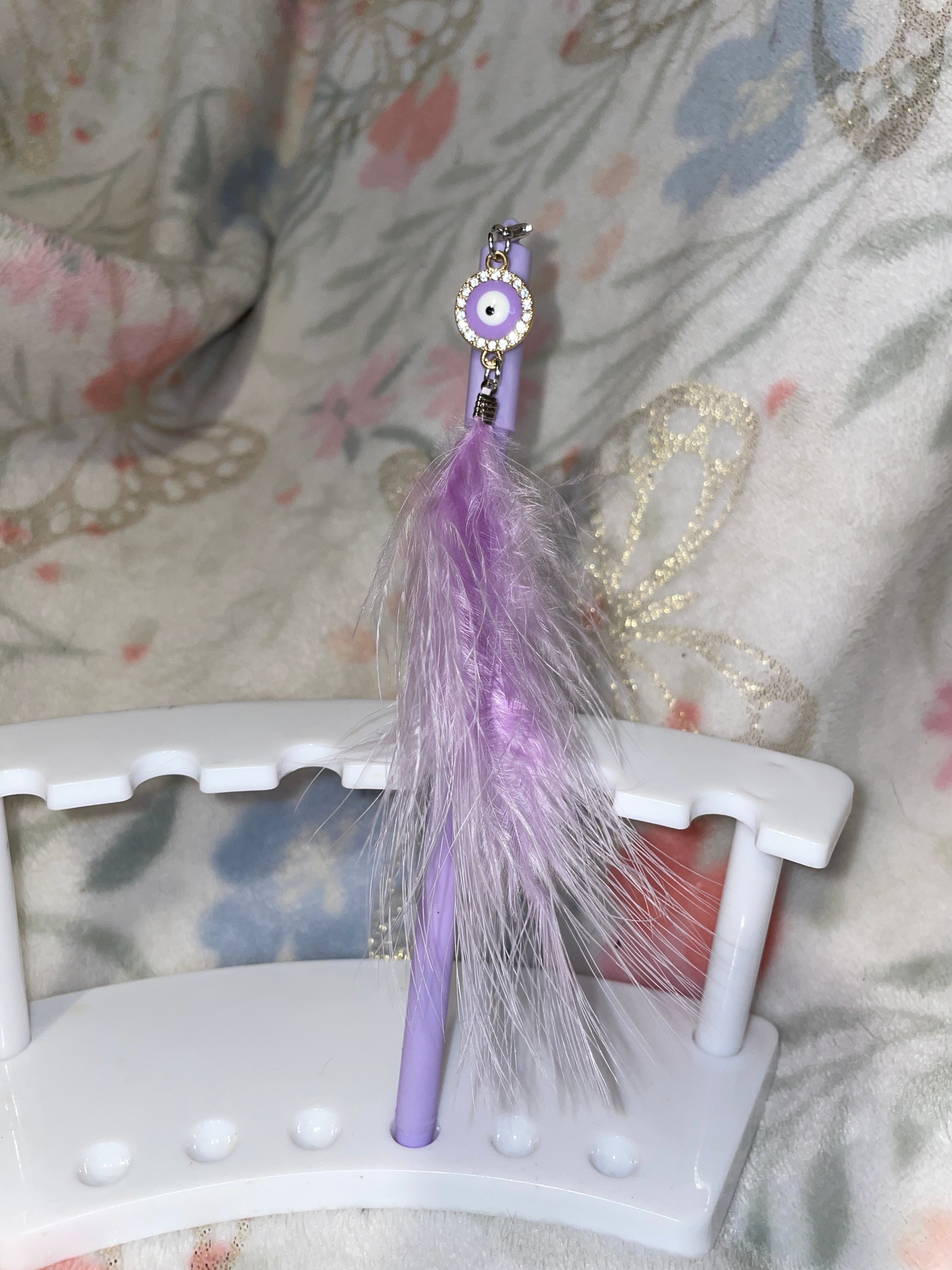 Evil Eye Feather Pens