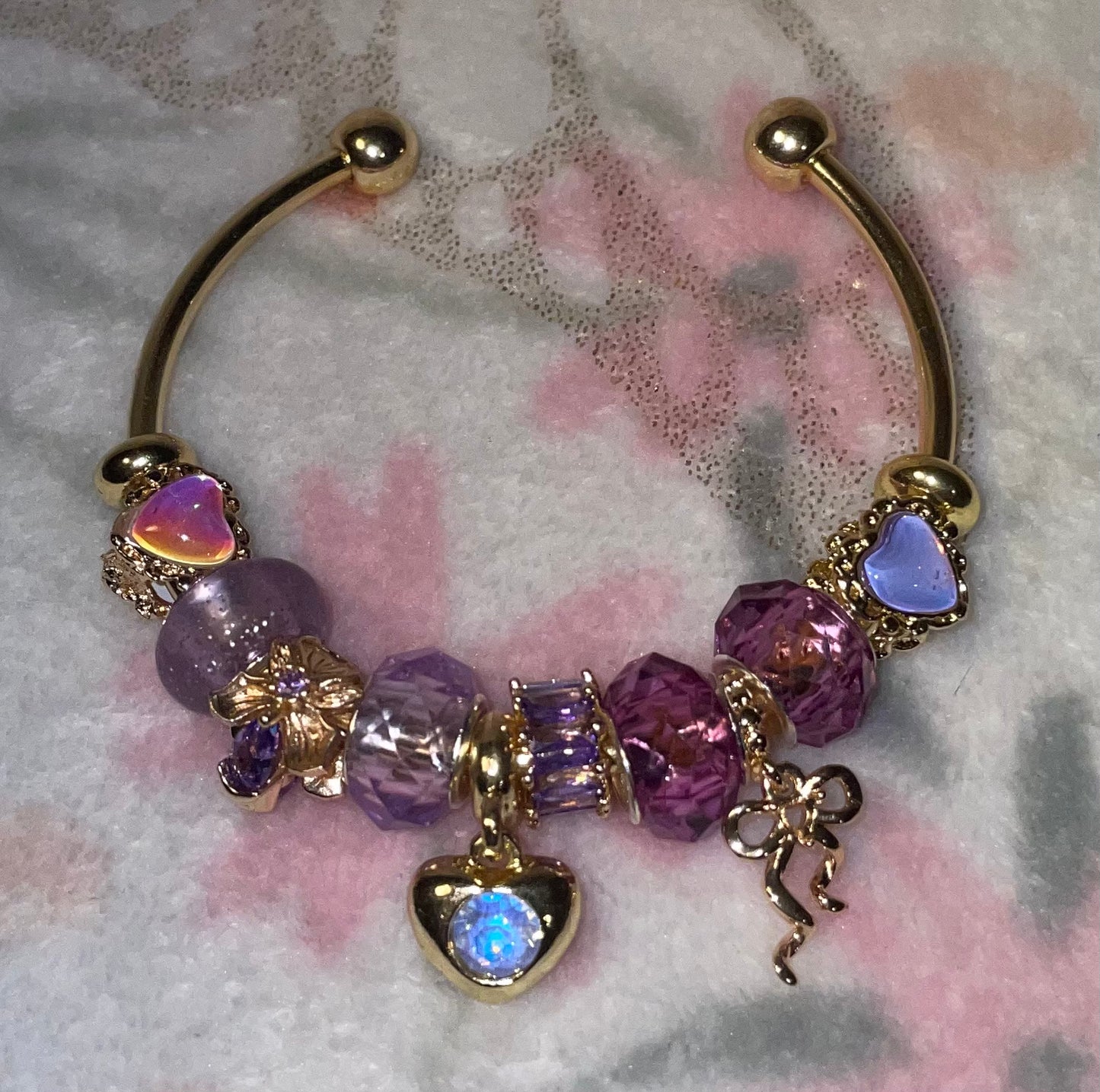 Purple bracelet