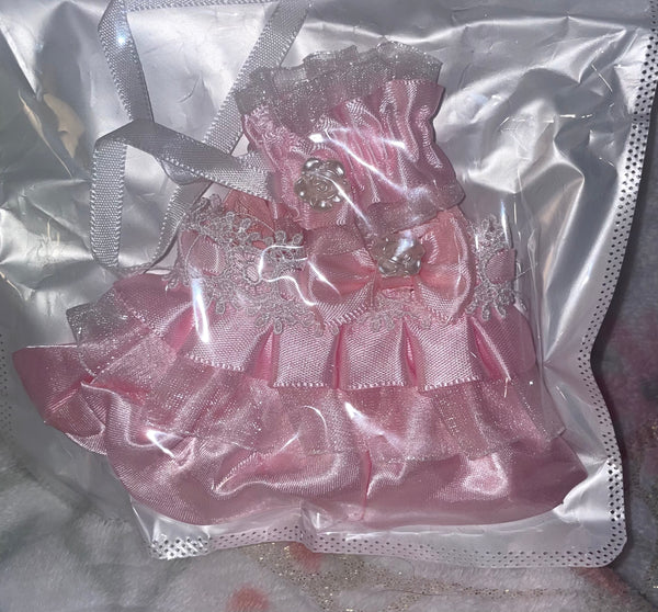 Labubu Pink Dress Clothes