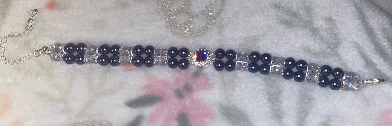 Lucky purple bracelet