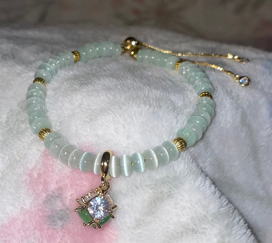 Zirconia Slider bracelet