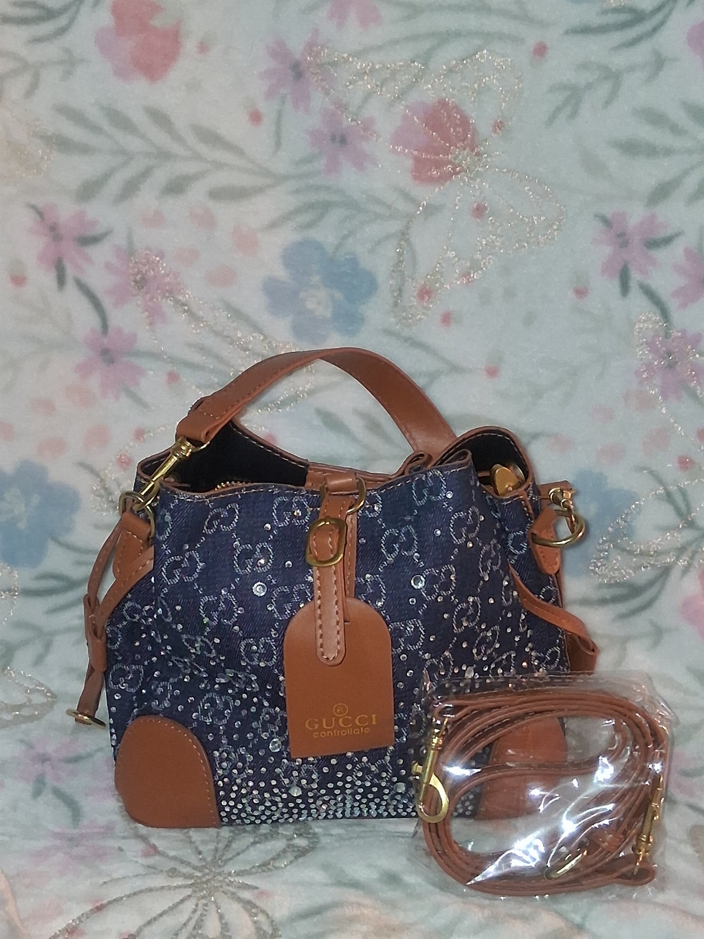 BLue Jean GG Bag
