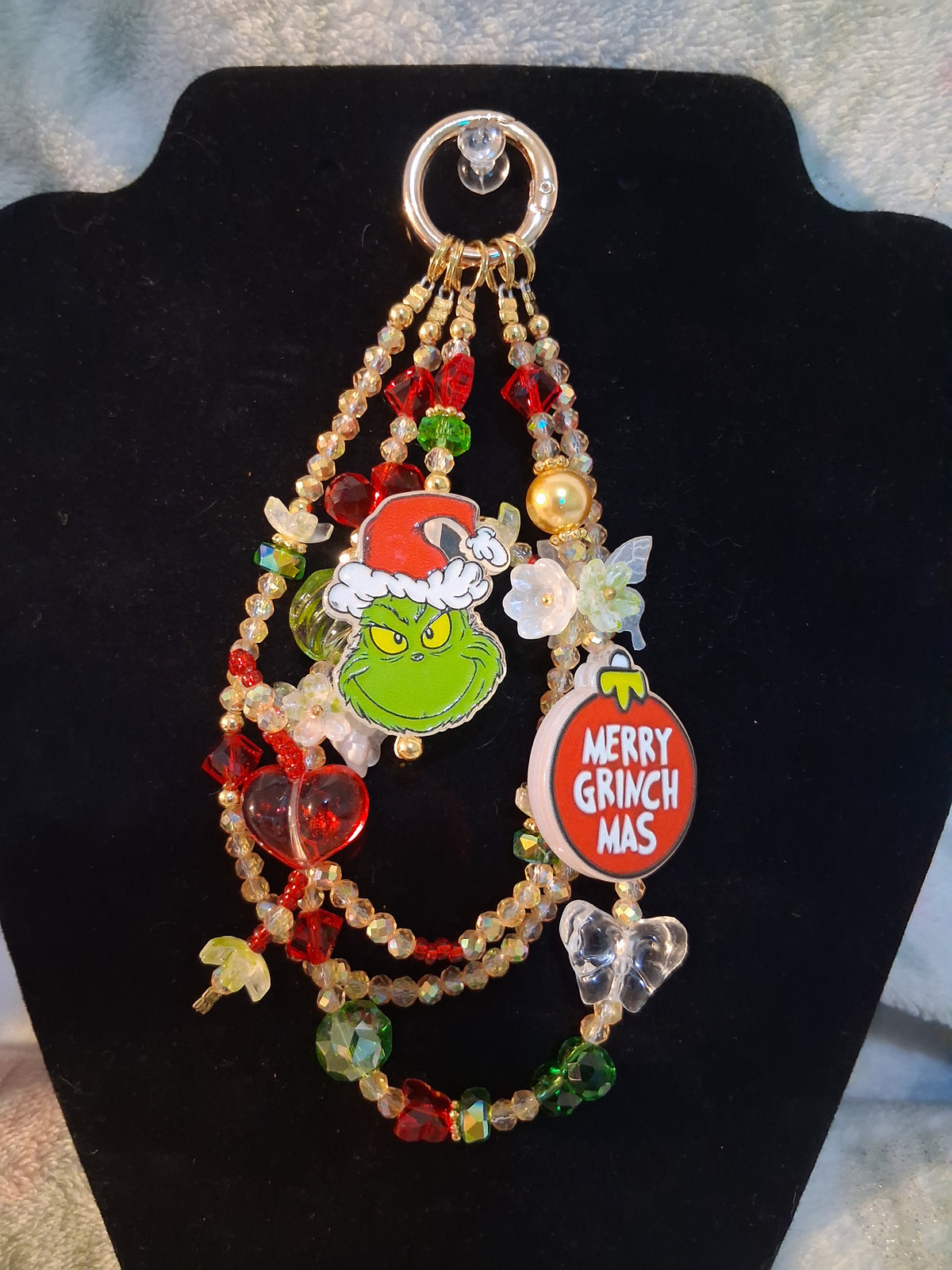 Grinch Keychain